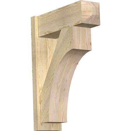 Ekena Millwork Westlake Rough Sawn Craftsman Outlooker, Douglas Fir, 8"W x 24"D x 32"H OUT08X24X32WTL04RDF